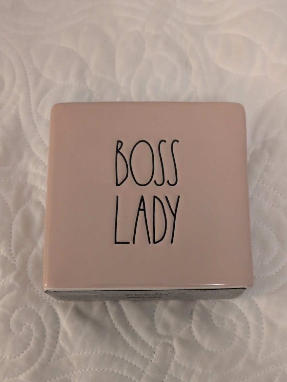 Rae Dunn Boss Lady Paperweight
